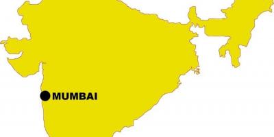 Mumbai in die kaart