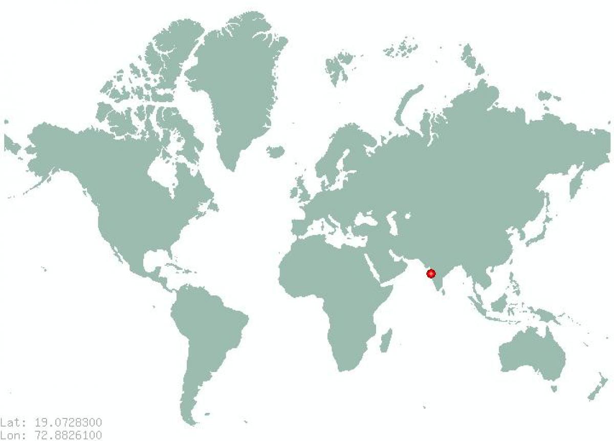 Mumbai op die wêreld kaart